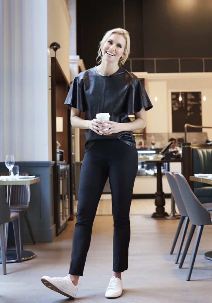 TECHNO CORE PETAL-SLIT ANKLE PANT