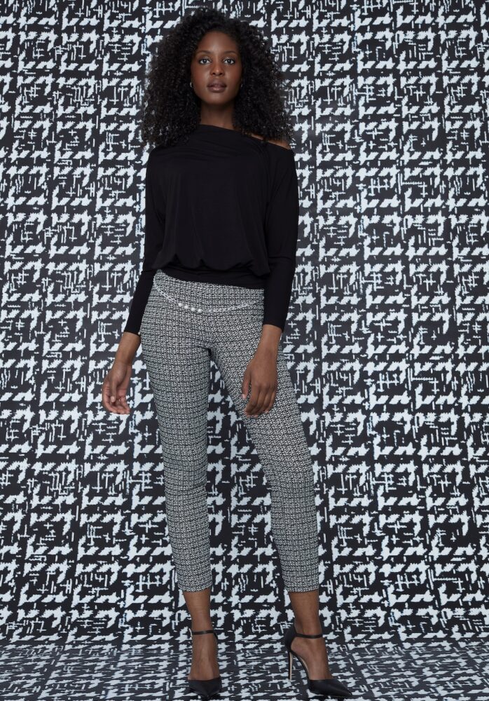 SPARKLE SLIM ANKLE PANT