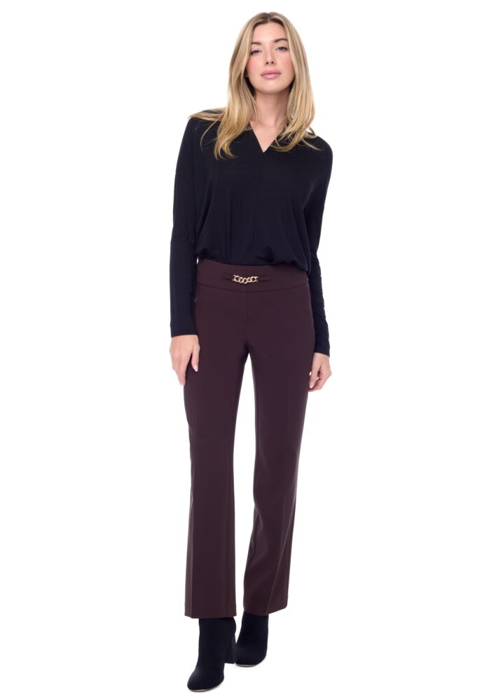 SOLID PALERMO CHAIN BELT PANT