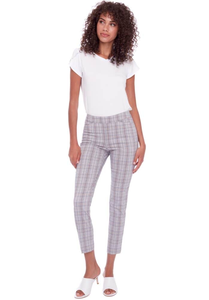 ICELAND PLAID TECHNO ANKLE PANT
