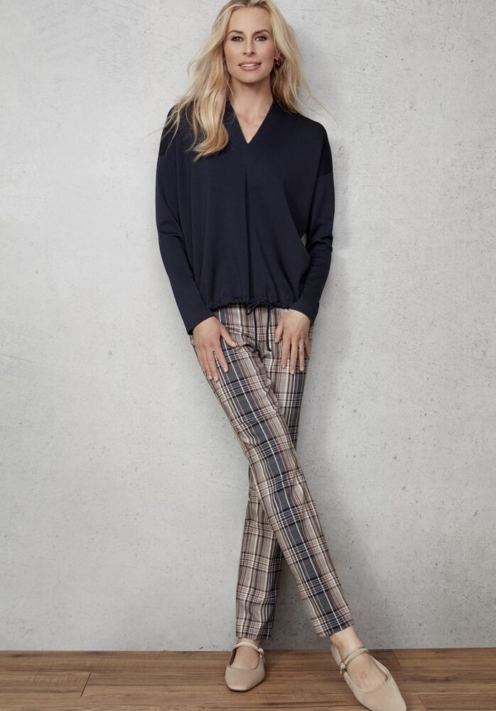WATERFORD PLAID TECHNO FULL-LENGTH PANT