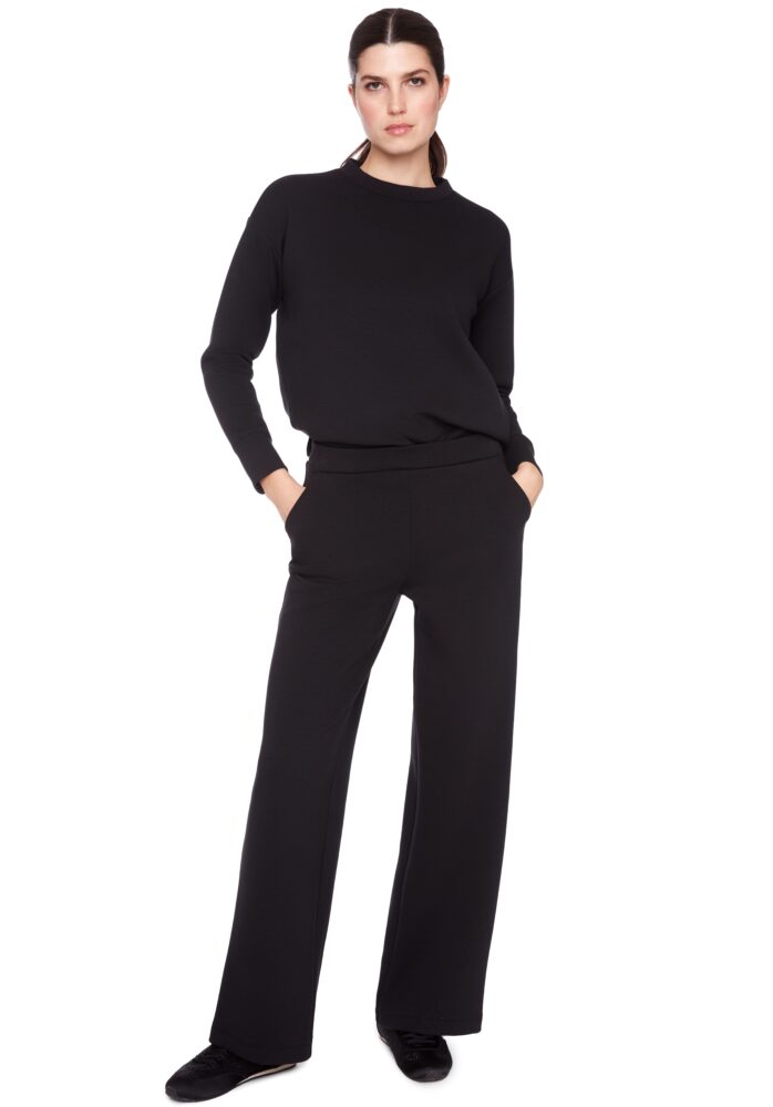SOLID MALIBU WIDE-LEG FULL-LENGTH PANT