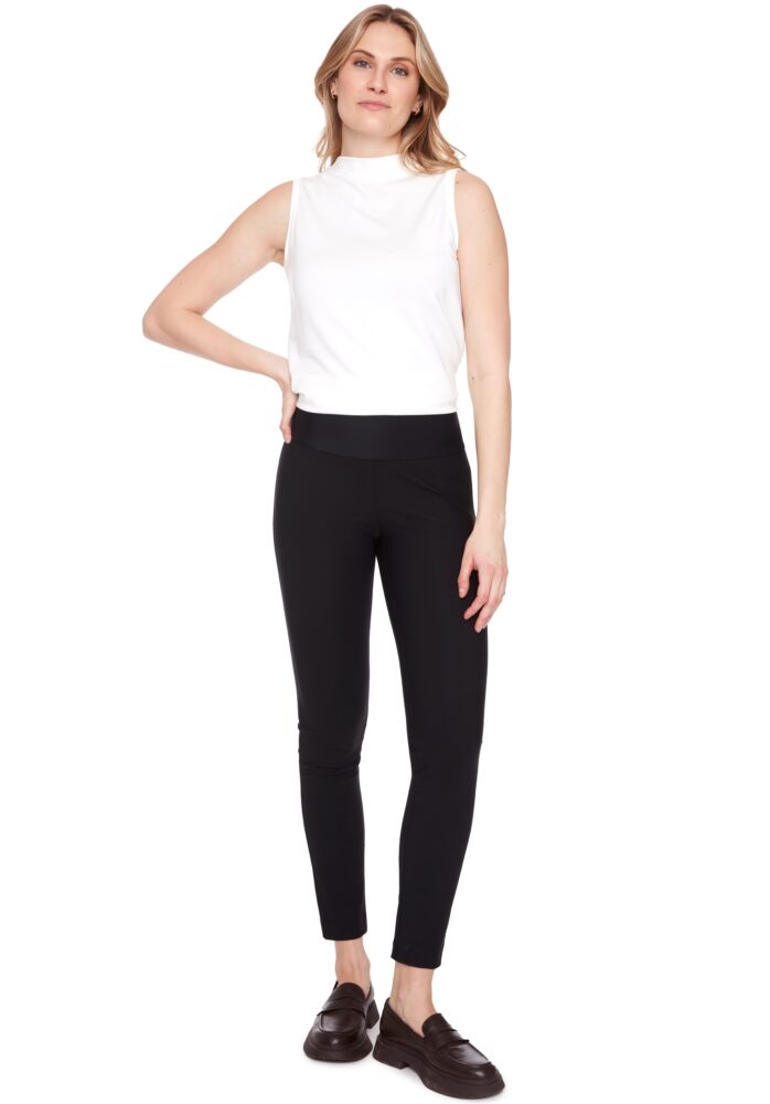 SOLID PRECISION PONTE SLIM FULL-LENGTH PANT